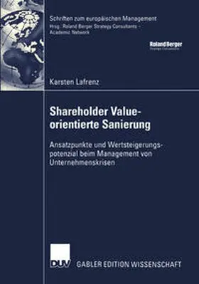 Lafrenz |  Shareholder Value-orientierte Sanierung | eBook | Sack Fachmedien