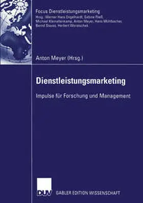 Meyer |  Dienstleistungsmarketing | eBook | Sack Fachmedien