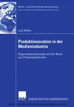 Köhler | Produktinnovation in der Medienindustrie | E-Book | www.sack.de