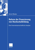Wiesler |  Reform der Finanzierung von Hochschulbildung | eBook | Sack Fachmedien