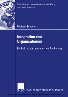 Schuster | Integration von Organisationen | E-Book | sack.de