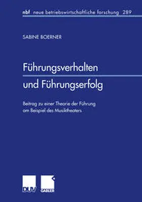 Boerner | Führungsverhalten und Führungserfolg | E-Book | www.sack.de