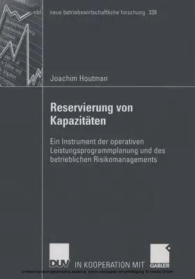 Houtman |  Reservierung von Kapazitäten | eBook | Sack Fachmedien