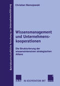 Niemojewski |  Wissensmanagement und Unternehmenskooperationen | eBook | Sack Fachmedien