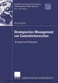 David |  Strategisches Management von Controllerbereichen | eBook | Sack Fachmedien