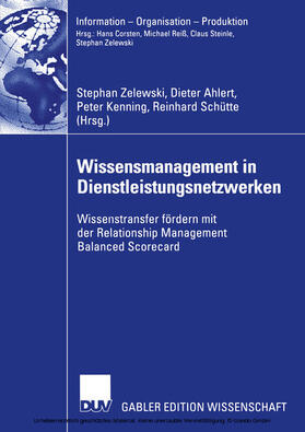 Zelewski / Ahlert / Kenning | Wissensmanagement in Dienstleistungsnetzwerken | E-Book | sack.de
