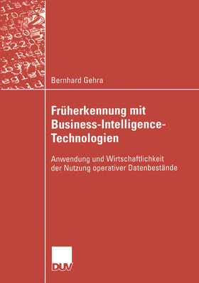Gehra | Früherkennung mit Business-Intelligence-Technologien | E-Book | sack.de