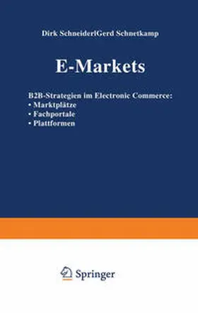 Schneider / Schnetkamp |  E-Markets | eBook | Sack Fachmedien