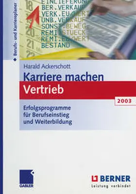 Ackerschott | Karriere machen Vertrieb 2003 | E-Book | www.sack.de