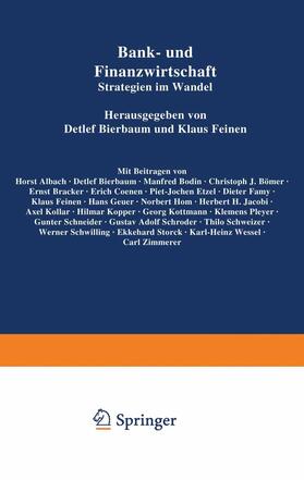Feinen / Bierbaum | Bank- und Finanzwirtschaft | Buch | 978-3-322-82440-0 | sack.de