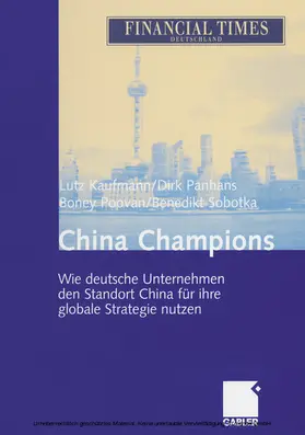 Kaufmann / Panhans / Poovan | China Champions | E-Book | www.sack.de
