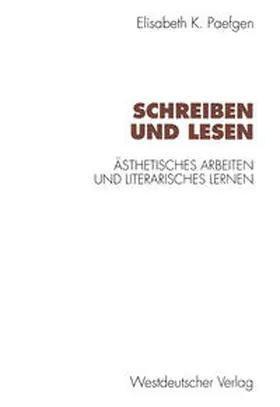 Paefgen |  Schreiben und Lesen | eBook | Sack Fachmedien