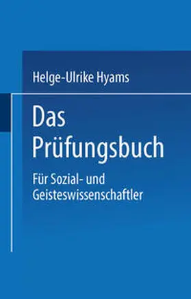 Hyams |  Das Prüfungsbuch | eBook | Sack Fachmedien