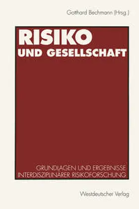 Bechmann |  Risiko und Gesellschaft | eBook | Sack Fachmedien