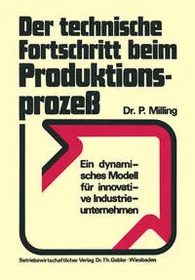 Milling |  Der technische Fortschritt beim Produktionsprozeß | eBook | Sack Fachmedien