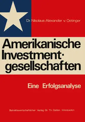 Oetinger |  Amerikanische Investmentgesellschaften | eBook | Sack Fachmedien