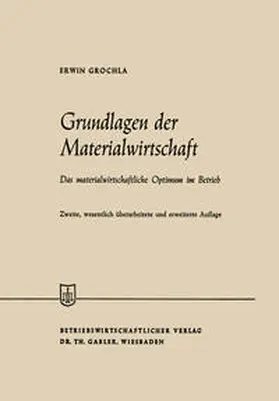 Grochla |  Grundlagen der Materialwirtschaft | eBook | Sack Fachmedien