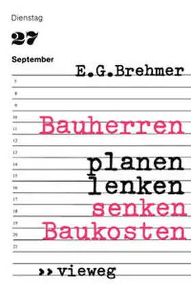Brehmer |  Bauherren planen, lenken, senken Baukosten | eBook | Sack Fachmedien