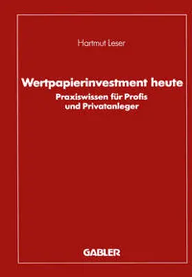 Leser |  Wertpapierinvestment heute | eBook | Sack Fachmedien