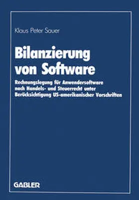 Sauer |  Bilanzierung von Software | eBook | Sack Fachmedien