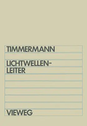 Timmermann | Lichtwellenleiter | E-Book | www.sack.de