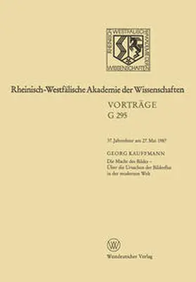 Kauffmann |  Rheinisch-Westfälische Akademie der Wissenchaften | eBook | Sack Fachmedien