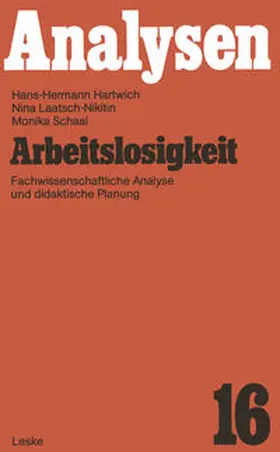 Hartwich / Laatsch-Nikitin / Schaal |  Arbeitslosigkeit | eBook | Sack Fachmedien