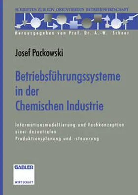 Packowski |  Betriebsführungssysteme in der Chemischen Industrie | eBook | Sack Fachmedien