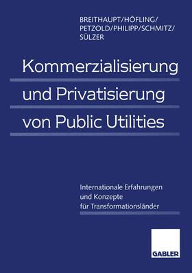 Breithaupt / Höfling / Sülzer | Kommerzialisierung und Privatisierung von Public Utilities | Buch | 978-3-322-84514-6 | sack.de
