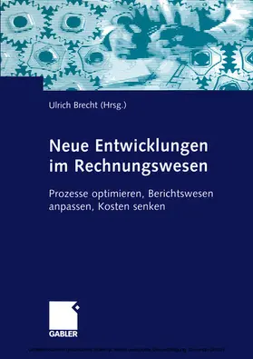 Brecht |  Neue Entwicklungen im Rechnungswesen | eBook | Sack Fachmedien