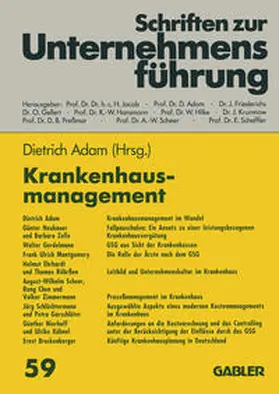 Adam |  Krankenhausmanagement | eBook | Sack Fachmedien