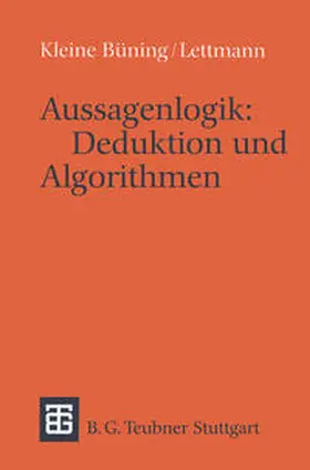 Lettmann |  Aussagenlogik: Deduktion und Algorithmen | eBook | Sack Fachmedien