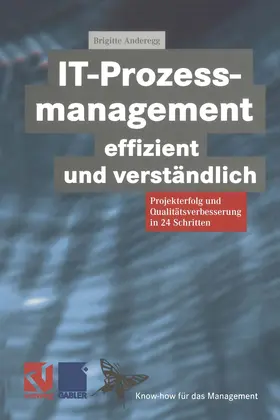 Anderegg |  IT-Prozessmanagement effizient und verständlich | Buch |  Sack Fachmedien