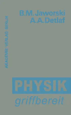 Jaworski / Cap / Detlaf |  Physik griffbereit | eBook | Sack Fachmedien