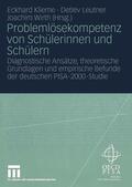 Klieme / Leutner / Wirth |  Problemlösekompetenz von Schülerinnen und Schülern | eBook | Sack Fachmedien