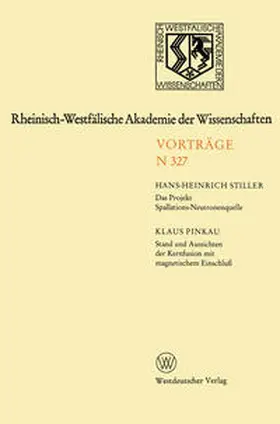 Stiller | Rheinisch-Westfälische Akademie der Wissenschaften | E-Book | www.sack.de