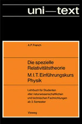 French |  Die spezielle Relativitätstheorie M.I.T. Einführungskurs Physik | eBook | Sack Fachmedien