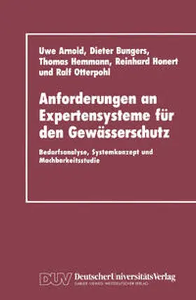 Arnold / Rouvé |  Anforderungen an Expertensysteme für den Gewässerschutz | eBook | Sack Fachmedien