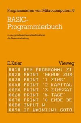 Kaier |  BASIC-Programmierbuch | eBook | Sack Fachmedien