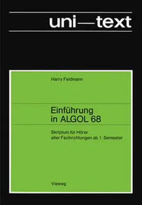 Feldmann |  Einführung in ALGOL 68 | eBook | Sack Fachmedien