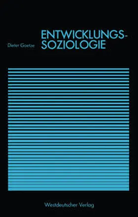 Goetze |  Entwicklungssoziologie | eBook | Sack Fachmedien