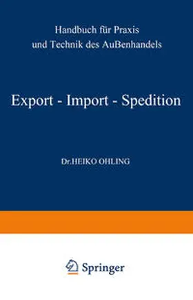 Ohling | Export — Import — Spedition | E-Book | www.sack.de