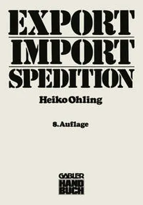 Ohling | Export — Import — Spedition | E-Book | sack.de