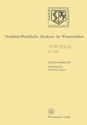 Dassmann |  Nordrhein-Westfälische Akademie der Wissenschaften | eBook | Sack Fachmedien
