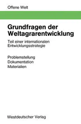 Gather / Pufendorf | Grundfragen der Weltagrarentwicklung | E-Book | www.sack.de