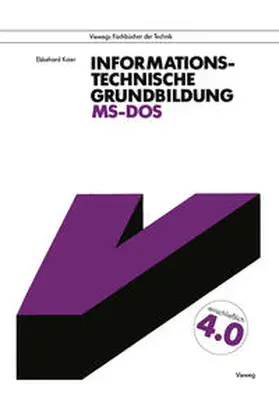Kaier |  Informationstechnische Grundbildung MS-DOS | eBook | Sack Fachmedien