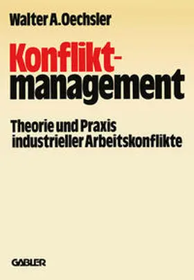 Oechsler |  Konfliktmanagement | eBook | Sack Fachmedien