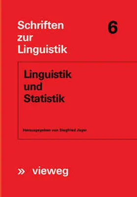 Jäger |  Linguistik und Statistik | eBook | Sack Fachmedien