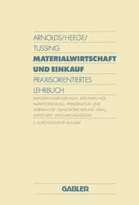Arnolds |  Materialwirtschaft und Einkauf | eBook | Sack Fachmedien