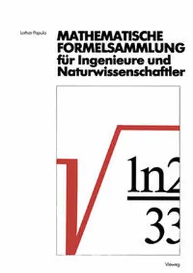 Papula |  Mathematische Formelsammlung für Ingenieure und Naturwissenschaftler | eBook | Sack Fachmedien